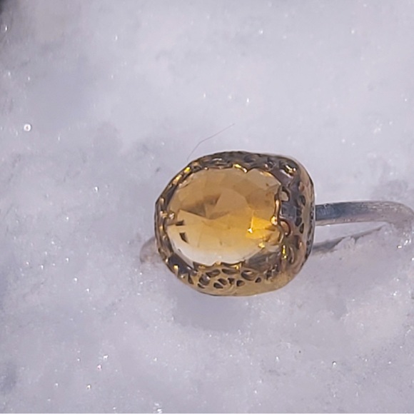 Citrine ring - Picture 1 of 5